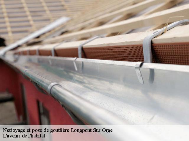 Nettoyage et pose de gouttière  longpont-sur-orge-91310 L'avenir de l'habitat 